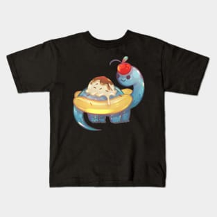 Dinosaur Banana Split Kids T-Shirt